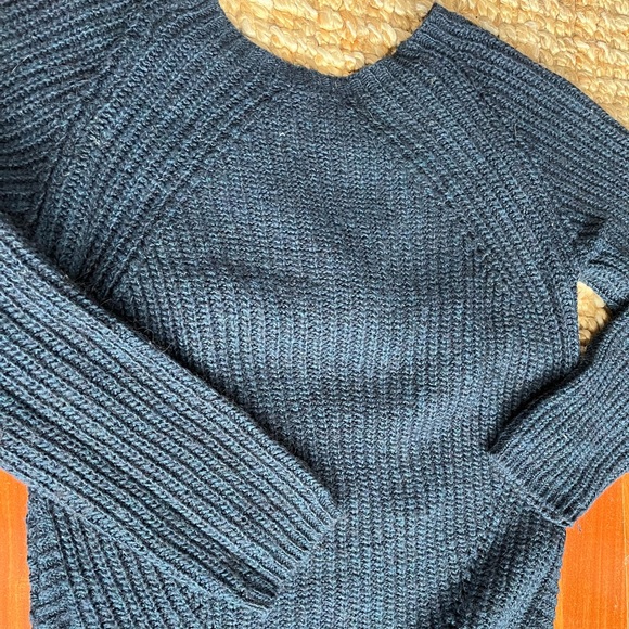 Naf Naf - Navy Blue Knit Sweater - Picture 8 of 10